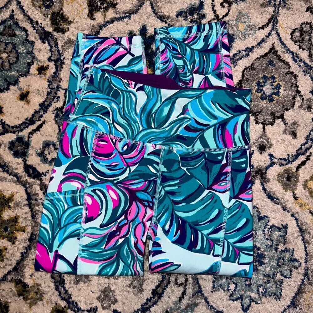 Lilly Pulitzer Weekender 21" High-Rise Crop Legging Size XS - Picture 5 of 7